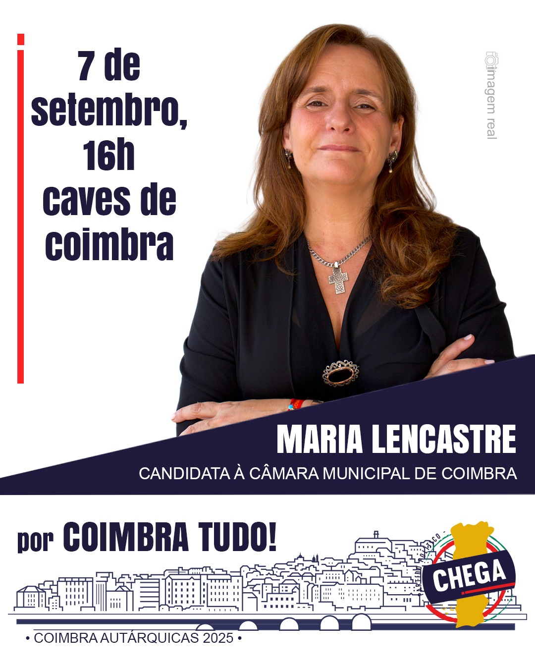 Sessão de Campanha - 7 de setembro, 16h00, Caves de Coimbra
