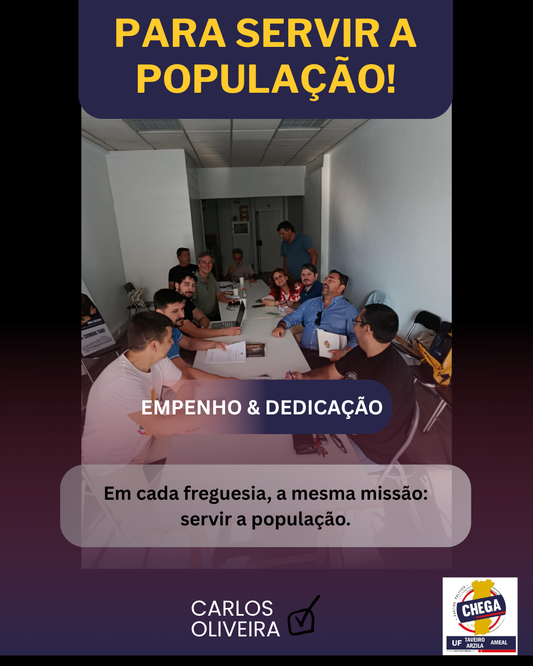 Reunião de arranque da campanha